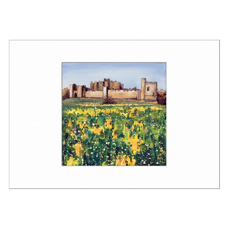 Alnwick Castle Limited Edition Print with Mount